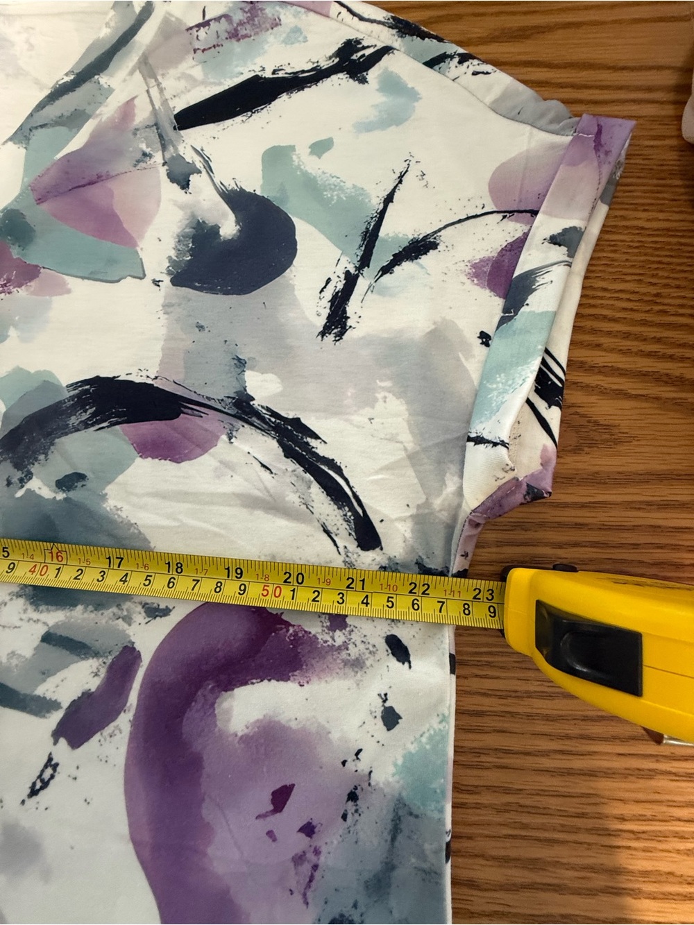 1/$10 or 2/$15 NWOT V-Neck Green & Purple Multi Tee. Casual Tee - Picture 5 of 9